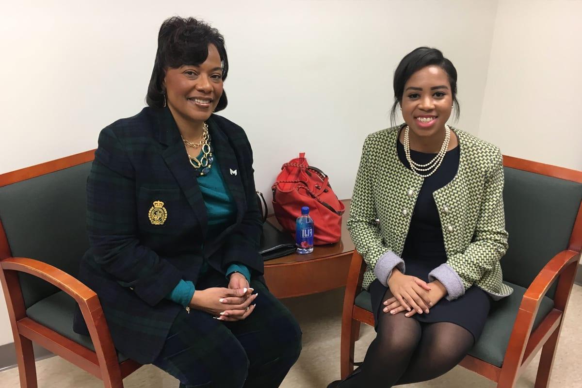 Bernice King and Jordan Coker